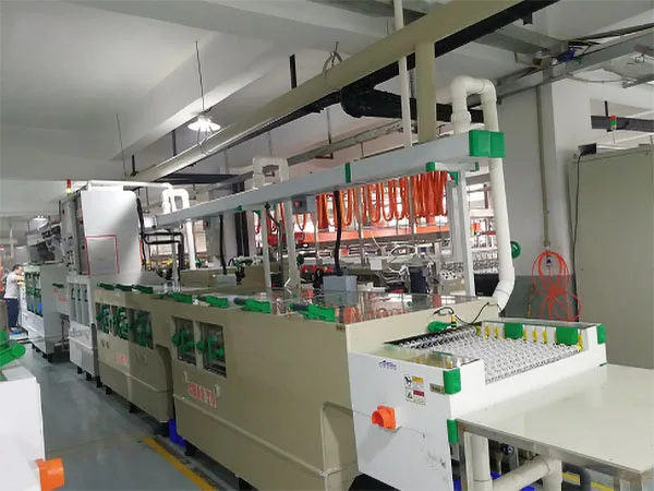 Flexible PCB developing etching and stripping line