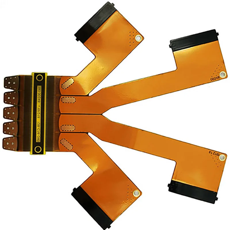 Bare multilayer shaped flexible PCB manufacturing sample