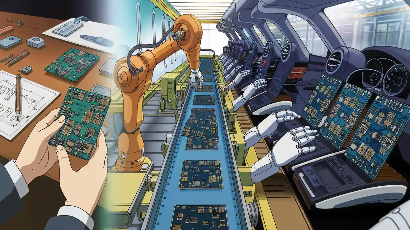 Mass production of automobile display flexible circuit boards from 0 to 1