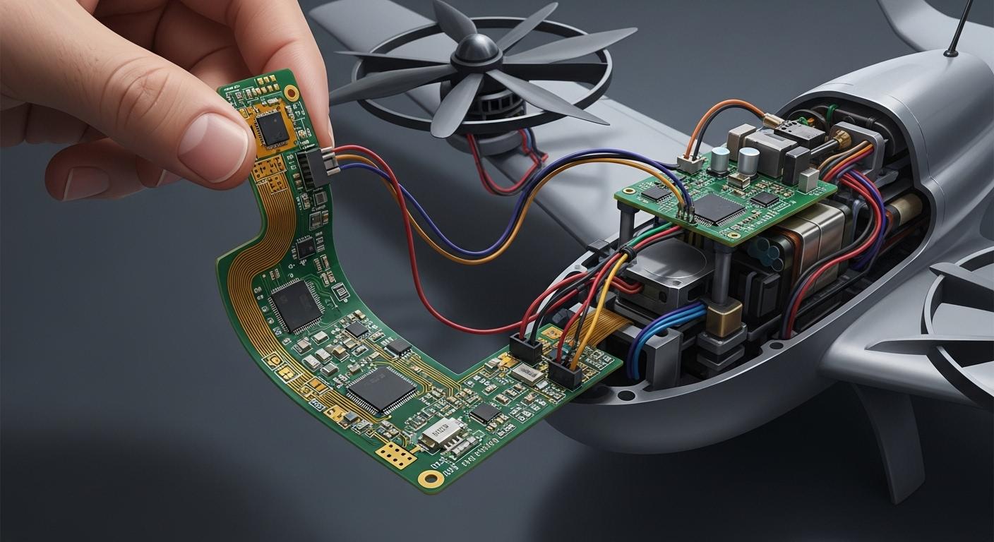 FPCB design for remote control aircraft