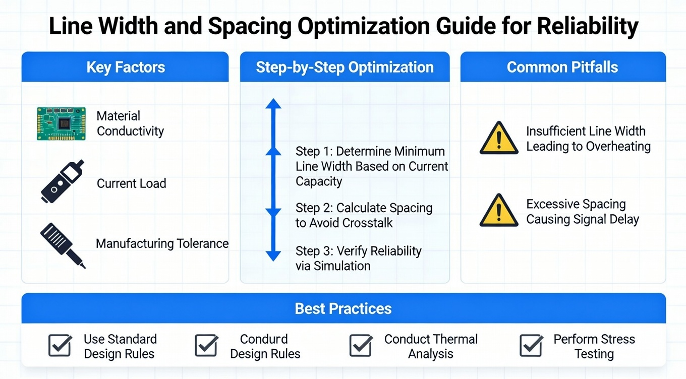 How to Optimize Line Width and Spacing for Reliability