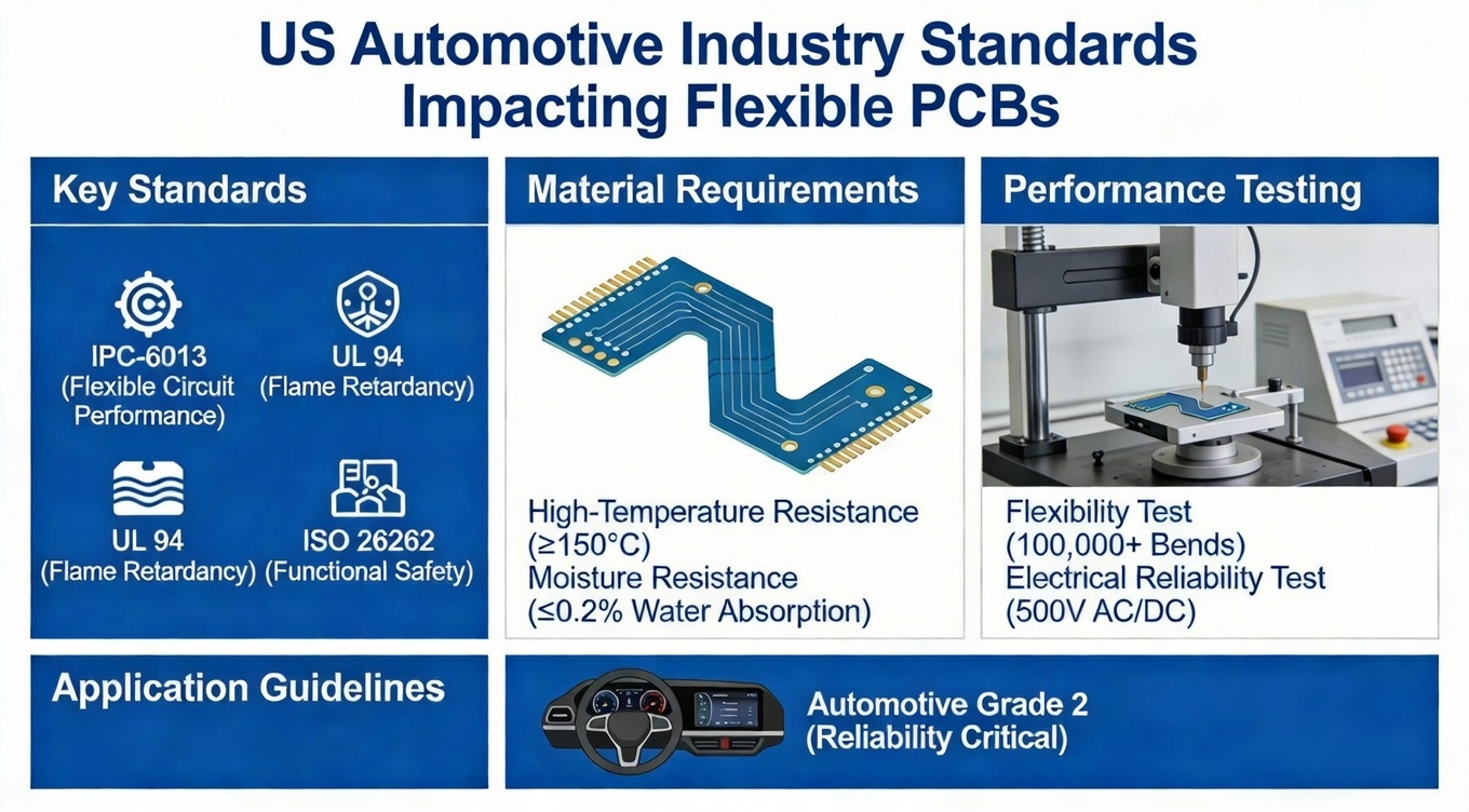 US Automotive Industry Standards Impacting Flexible PCBs