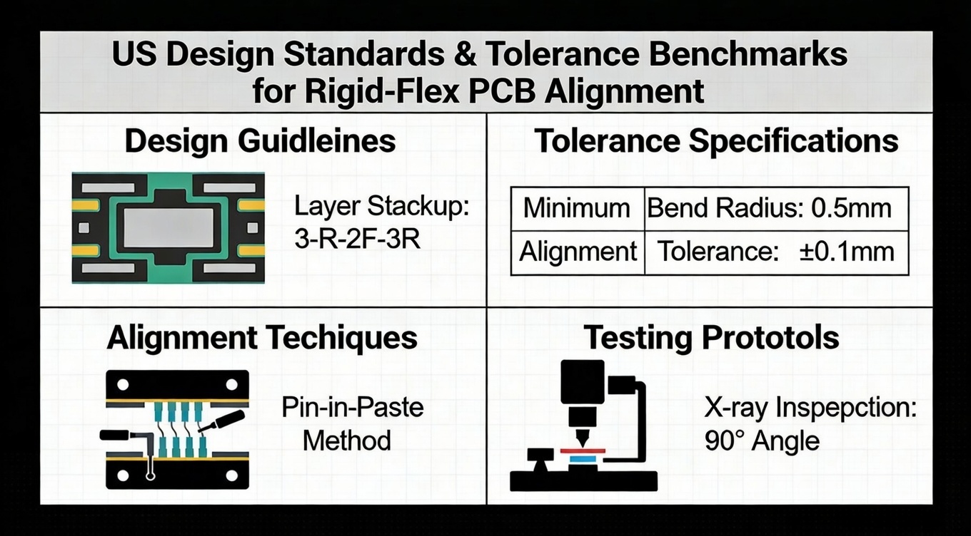 US Design Standards & Tolerance Benchmarks for Rigid-Flex PCB Alignment