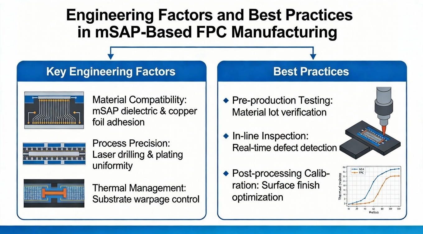 Engineering Factors and Best Practices in mSAP-Based FPC Manufacturing