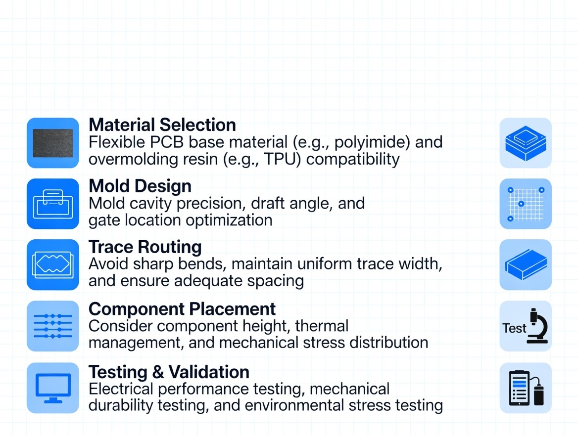 Key Design Factors for Successful Overmolded Flex PCB Products