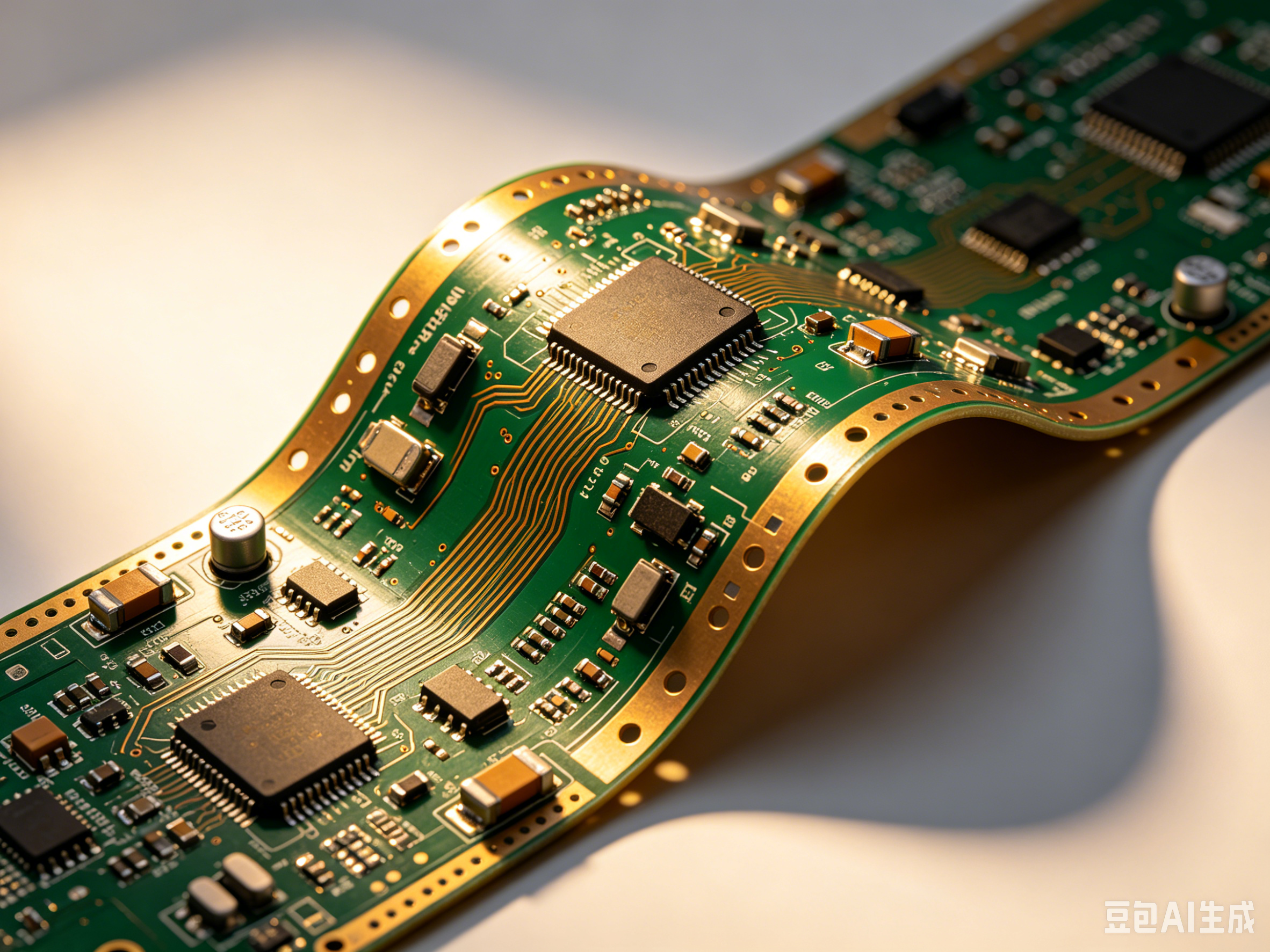 Flex PCB assembly
