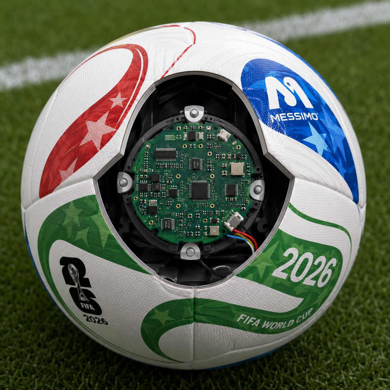 PCB in the 2026 Messimo World Cup Soccer Ball