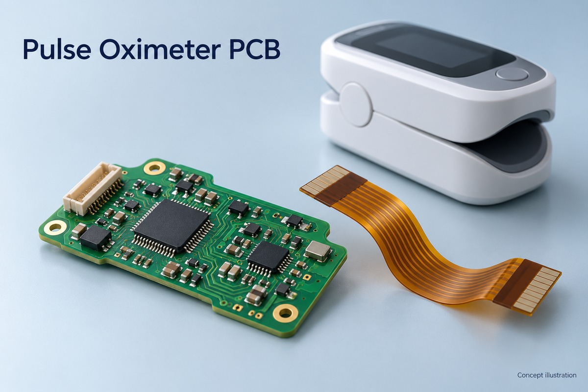 Precision Pulse Oximeter PCB Manufacturer with SMT Assembly