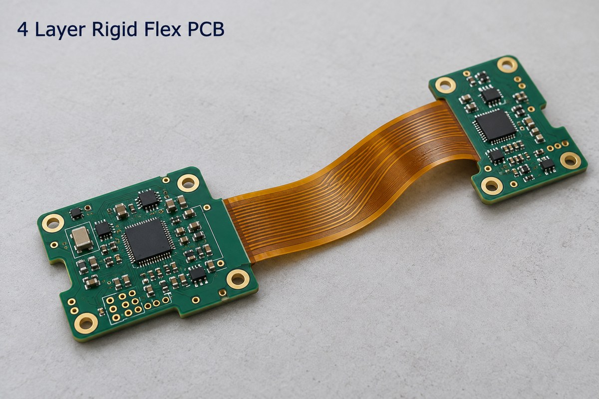 Precision 4 Layer Rigid Flex PCB Manufacturer for USA Buyers