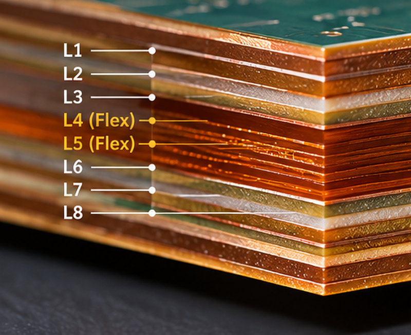 8-Layer Rigid-Flex PCB, https://www.bestfpc.com/news/8-layer-rigid-flex-pcb.html